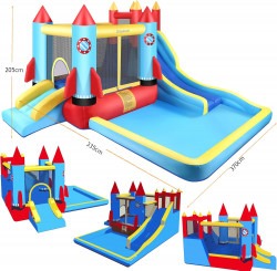 3.5 1724522537 Rocketship Slide/Bouncer