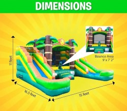 Jump20House20Dual20Slide20WetDry202 1725989281 Dual Lane Slide Combo (Wet or Dry)