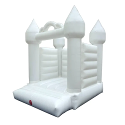 wedding bounce house3 1763163680 Pristine White Bounce House Castle