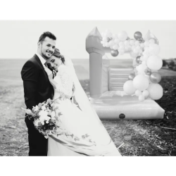 wedding bounce house 1763163680 Pristine White Bounce House Castle